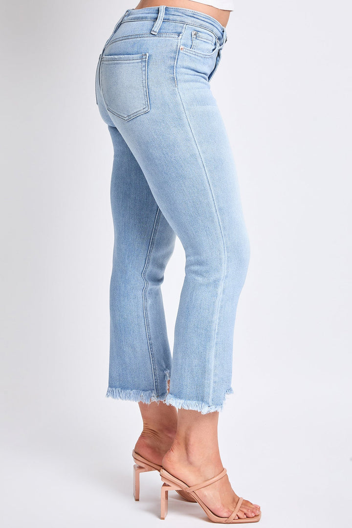 Women's Luxe High Rise Cropped Kick Flare