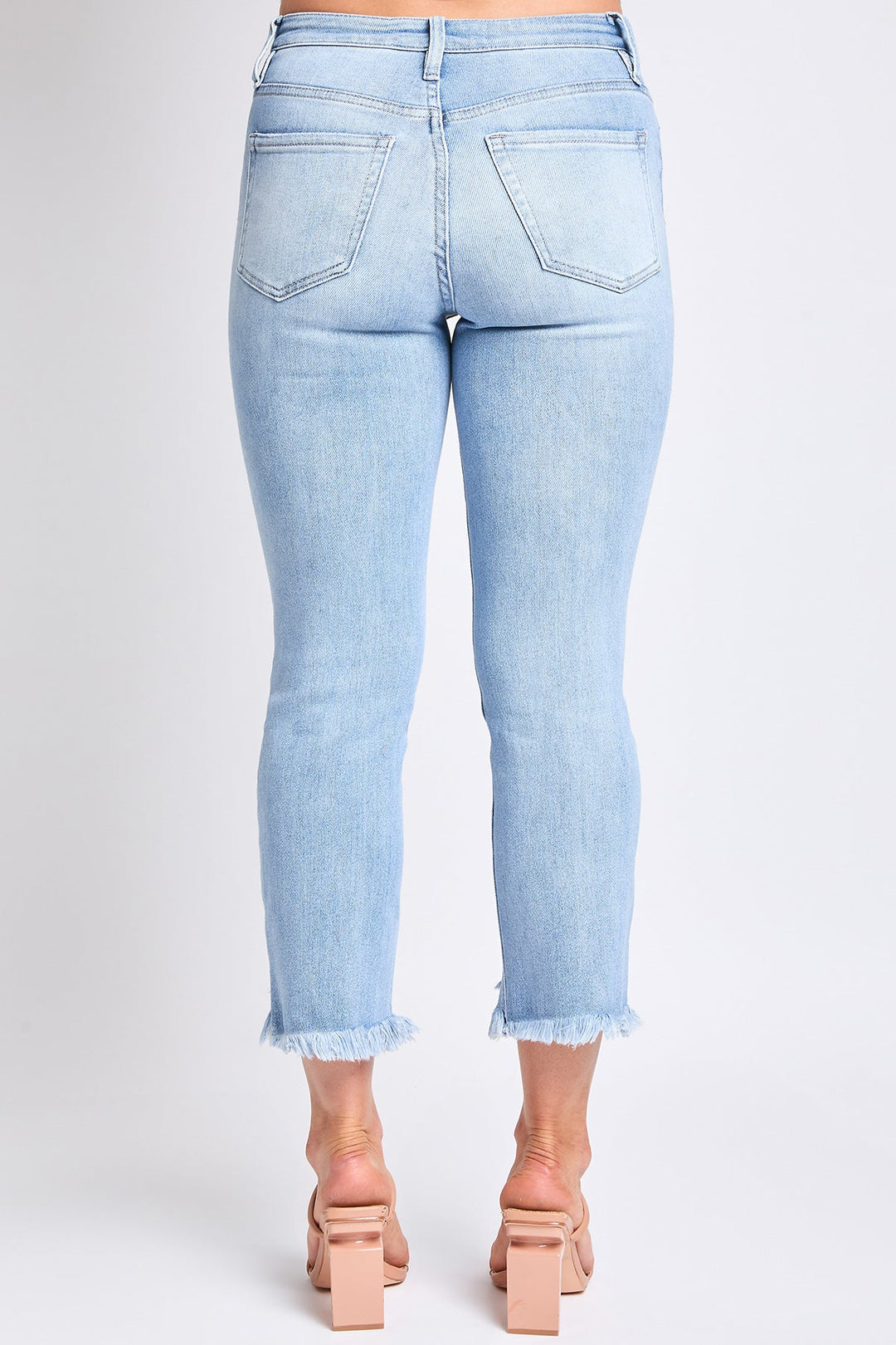 Women's Luxe High Rise Cropped Kick Flare