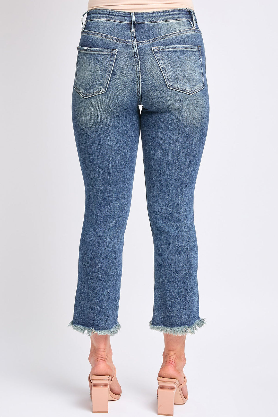 Women's Luxe High Rise Cropped Kick Flare