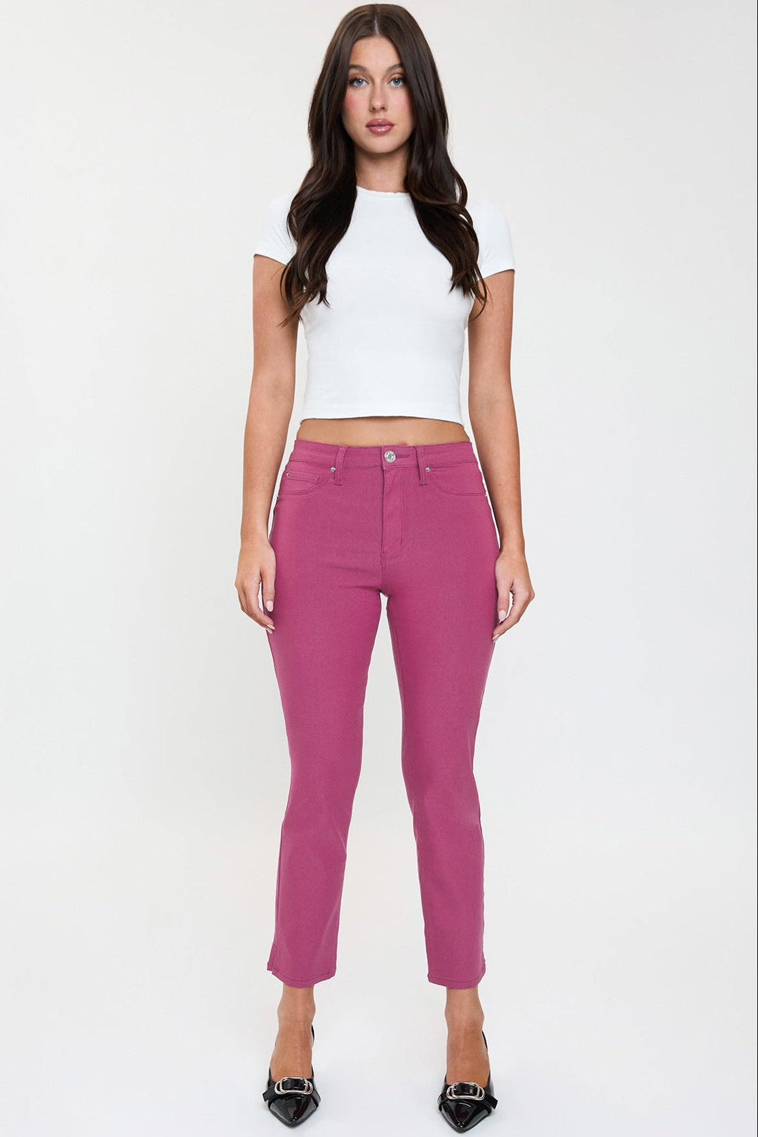 Women's Hyperstretch Cropped Straight Pants