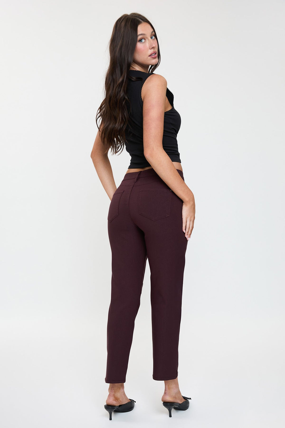 Women's Hyperstretch Cropped Straight Pants