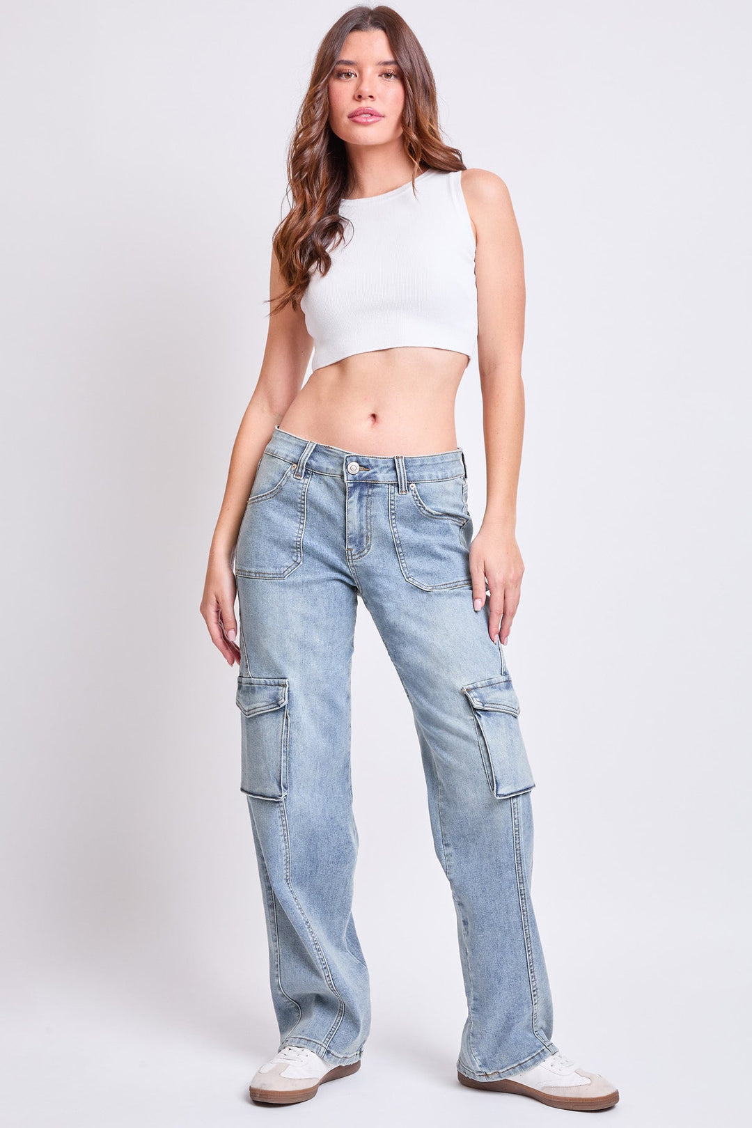 Women's High Rise Skater Cargo Jeans