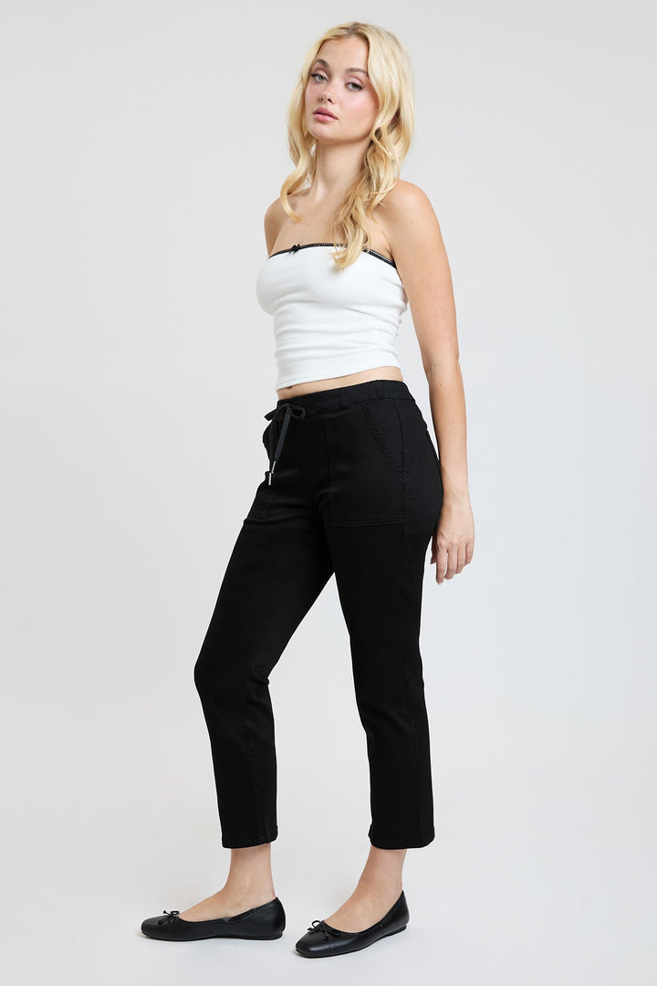 Women's High Rise Pull On Straight Jogger