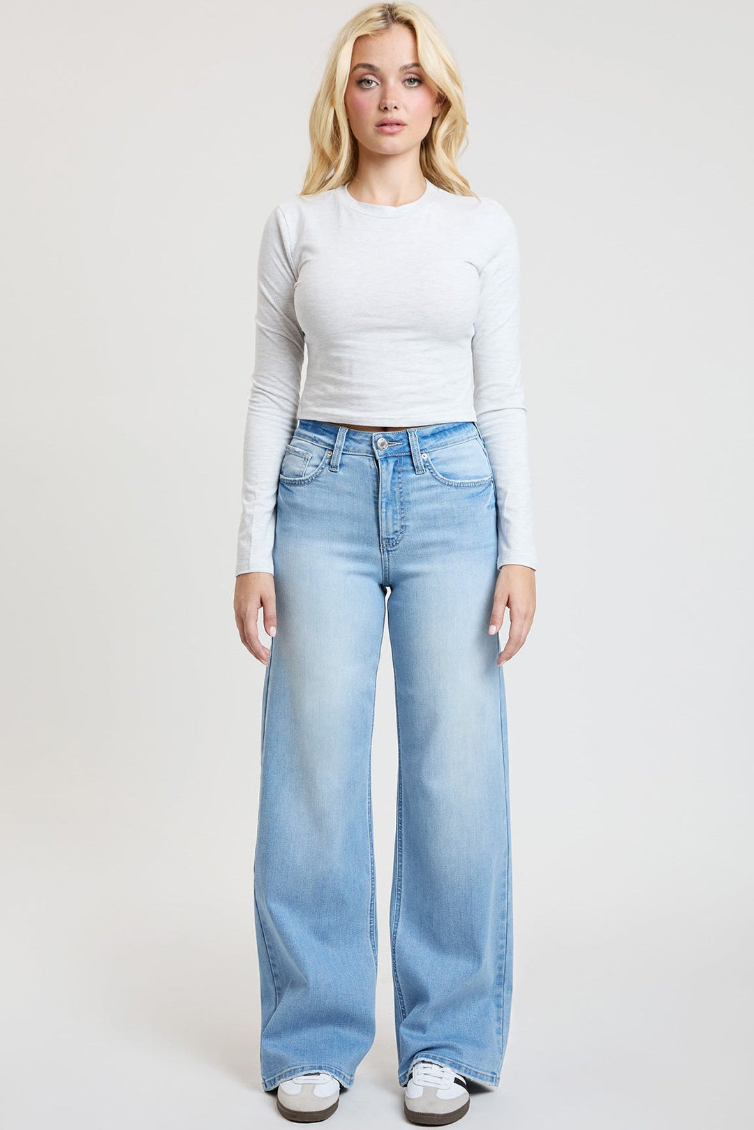 Women's Super Soft High Rise Wide Leg Jeans