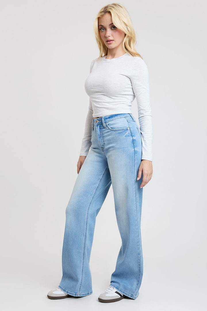Women's Super Soft High Rise Wide Leg Jeans