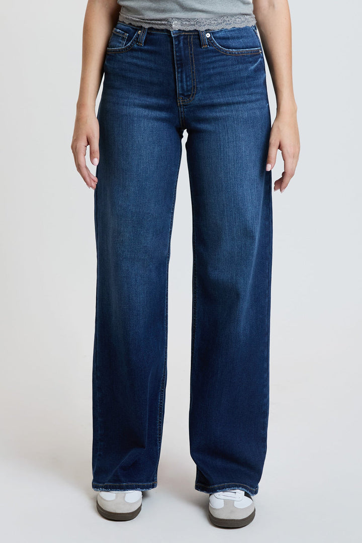 Women's Super Soft High Rise Wide Leg Jeans