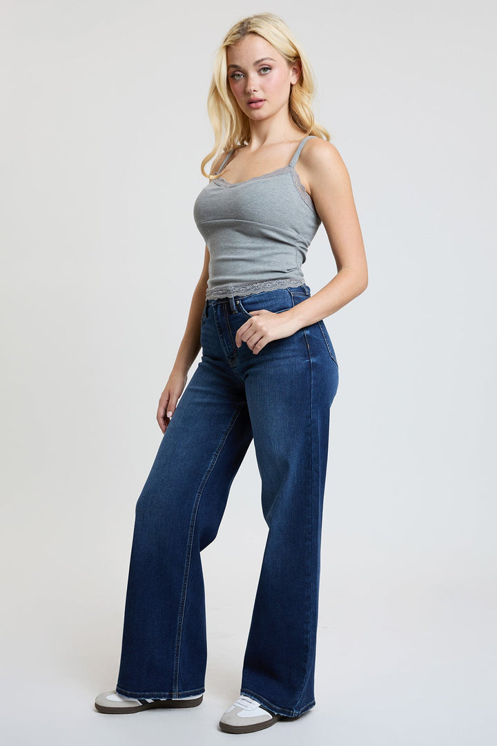 Women's Super Soft High Rise Wide Leg Jeans