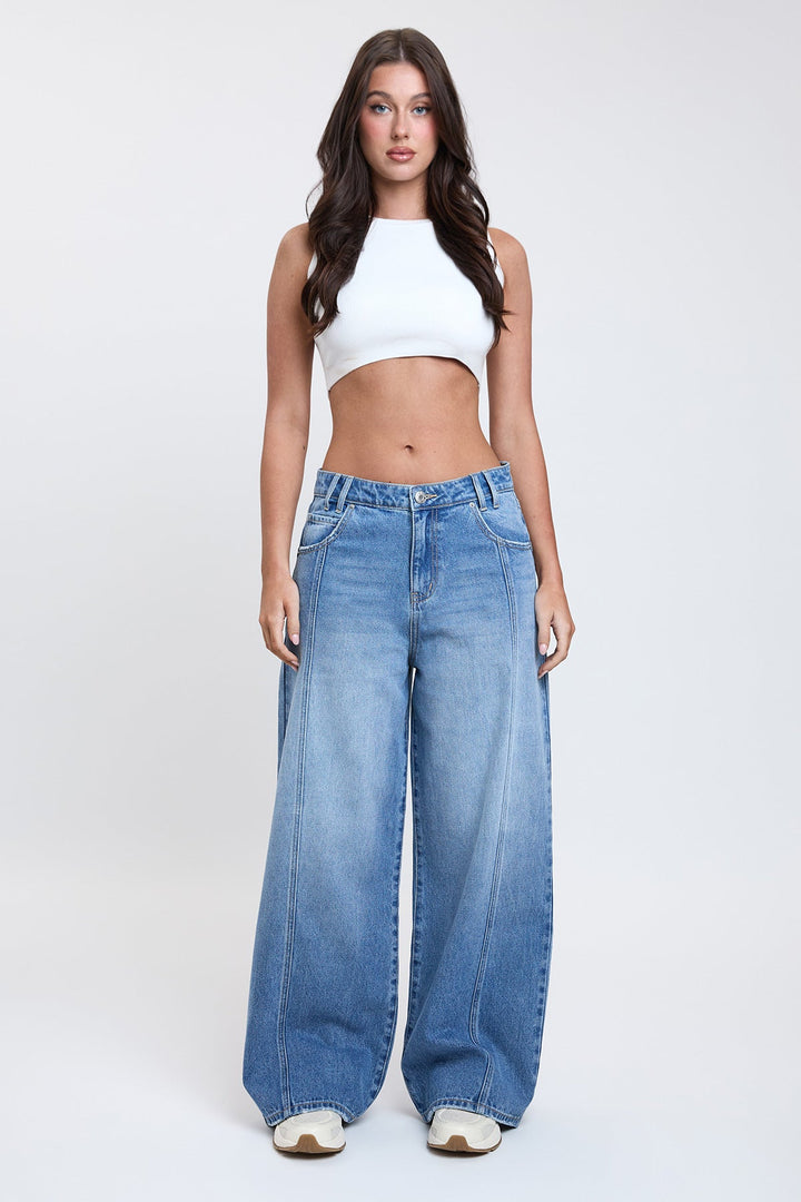 Women's Relaxed Extra Baggy Wide Leg Jeans