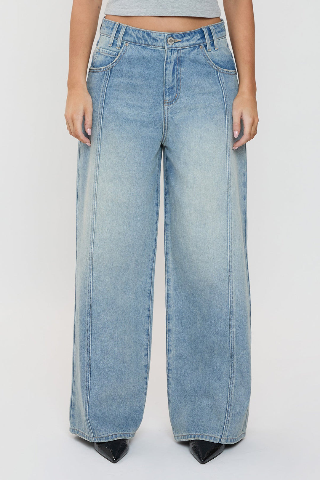 Women's Relaxed Extra Baggy Wide Leg Jeans