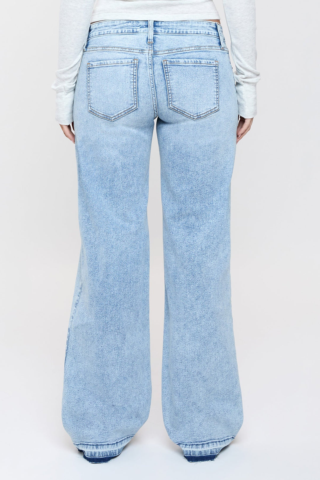 Women's Britney Release Hem Wide Leg Jeans