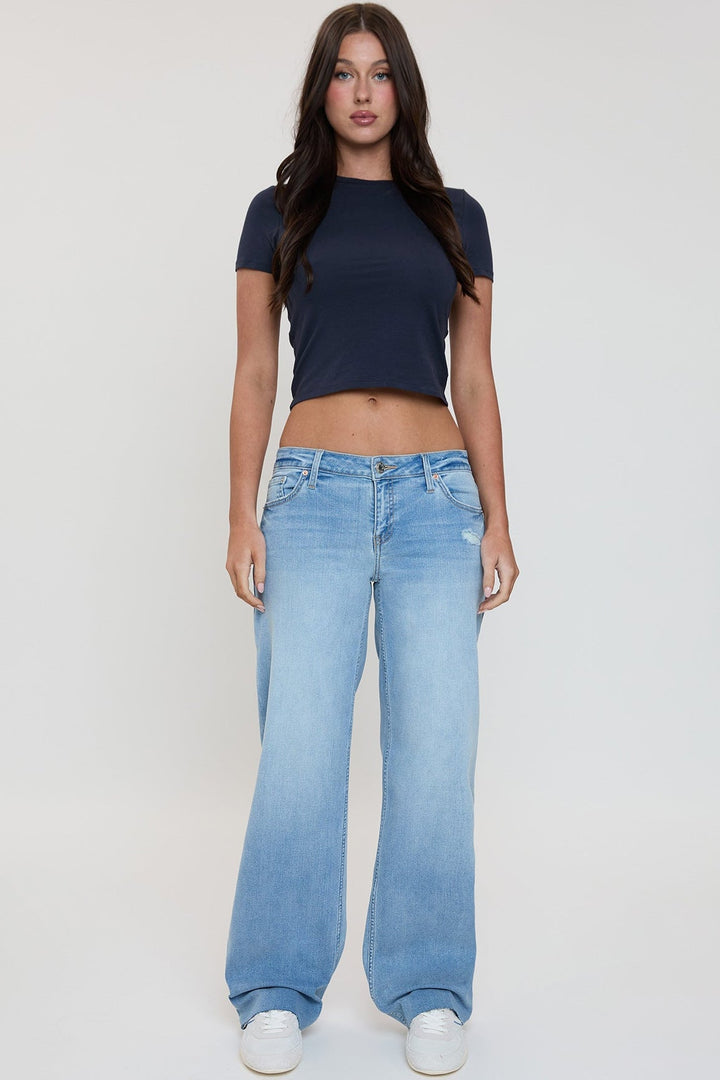Women's Britney Low Rise Wide Leg Jeans