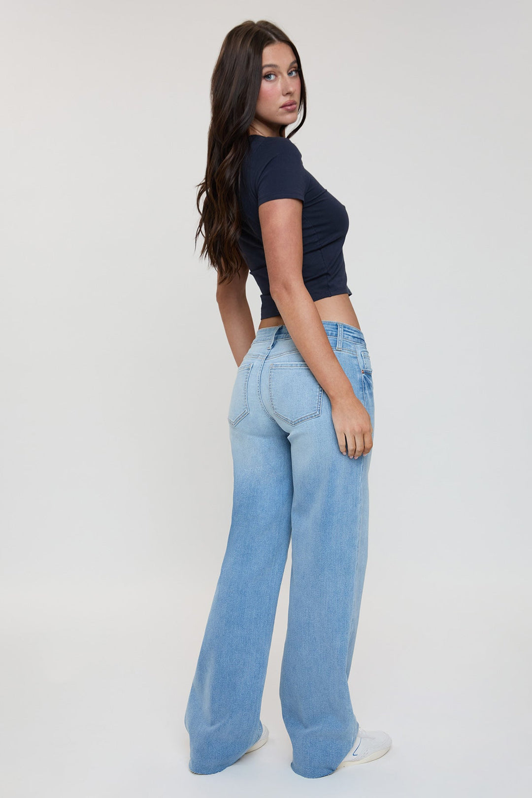 Women's Britney Low Rise Wide Leg Jeans