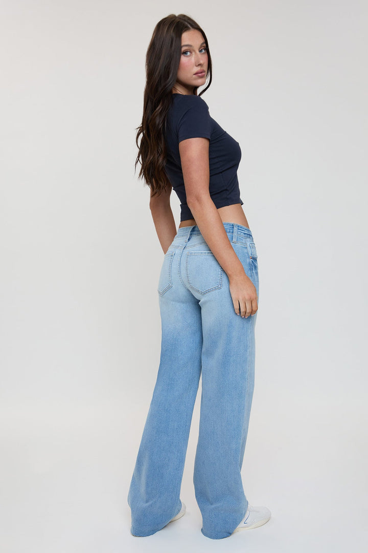 Women's Britney Low Rise Wide Leg Jeans