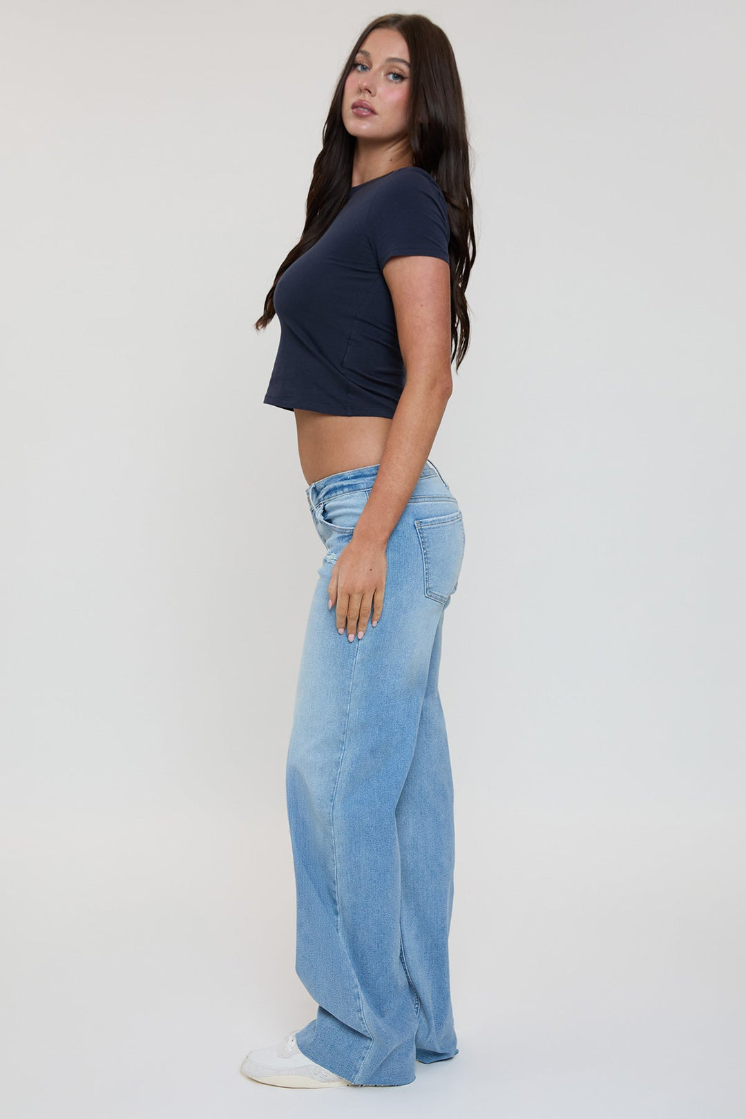 Women's Britney Low Rise Wide Leg Jeans