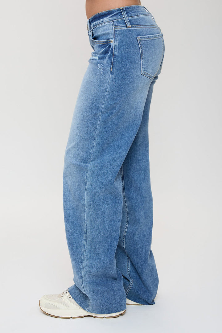 Women's Britney Low Rise Wide Leg Jeans