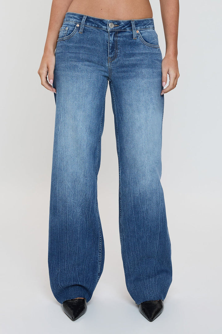 Women's Britney Low Rise Wide Leg Jeans