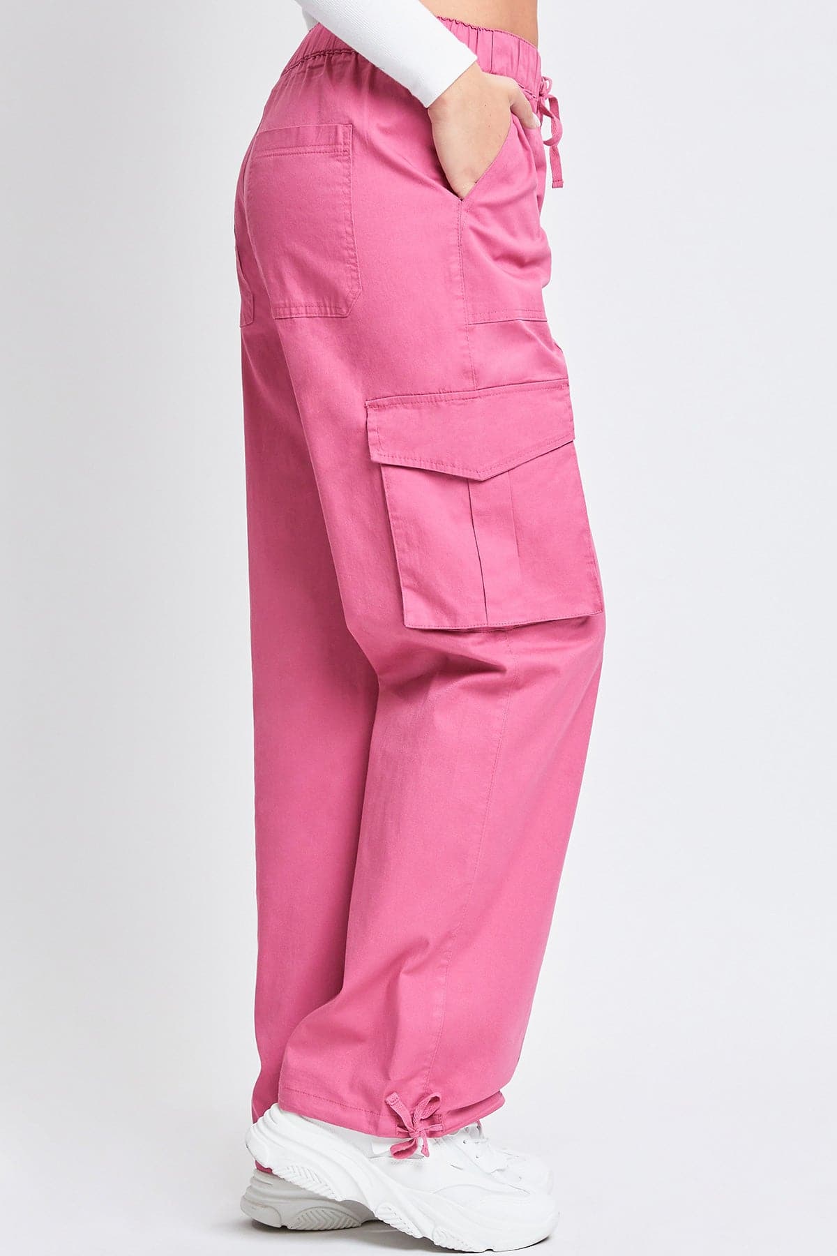 Women's Mid Rise Pull On Cargo Pants