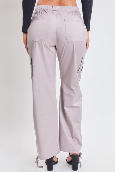 Women's Mid Rise Pull On Cargo Pants