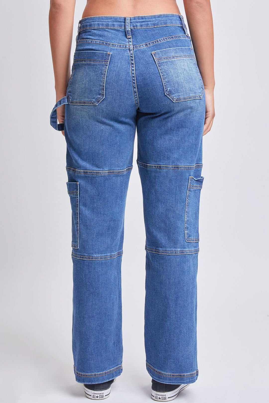 Women’s High Rise Straight  Cargo Jeans