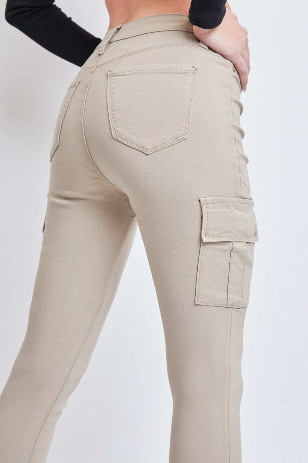 Women's Hyperstretch Cargo Pants, Taupe