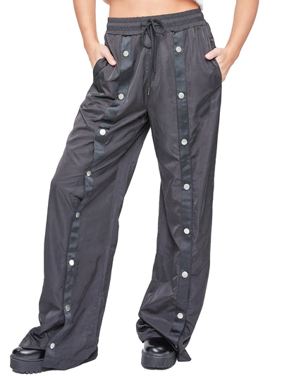 Women's Snap Wide Leg Utility Pants