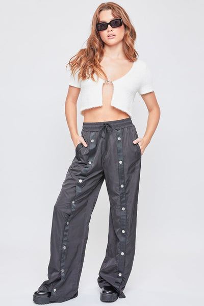 Women's Snap Wide Leg Utility Pants