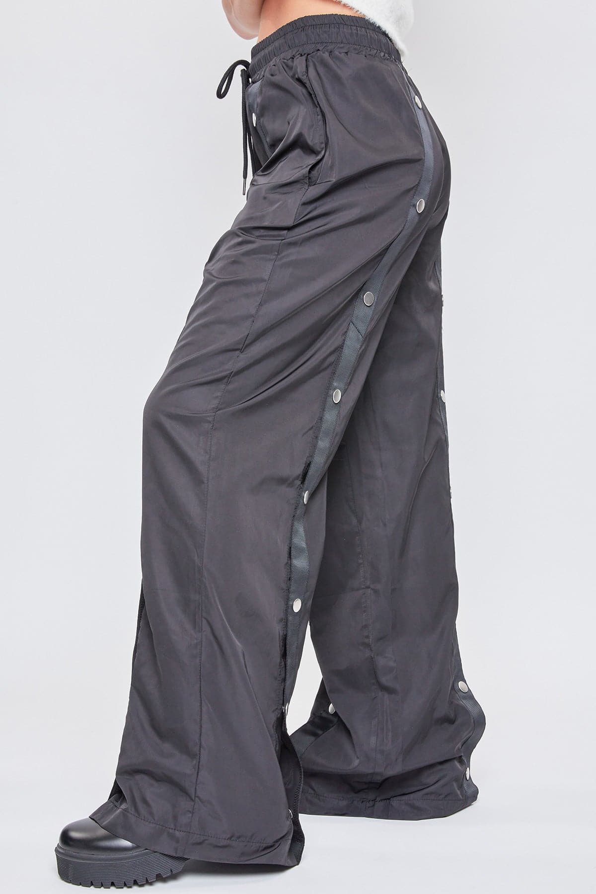 Women's Snap Wide Leg Utility Pants