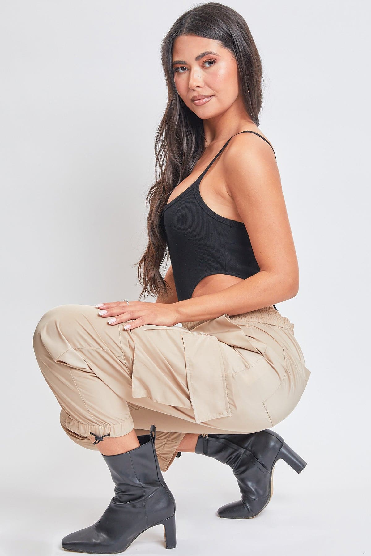 Women's Nylon Cargo Jogger