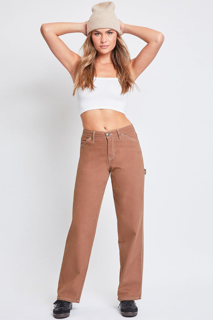 Women's High Rise Carpenter Straight  Pants
