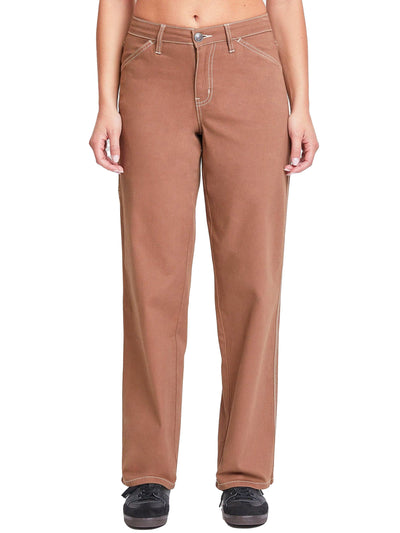 Women's High Rise Carpenter Straight Leg Pants