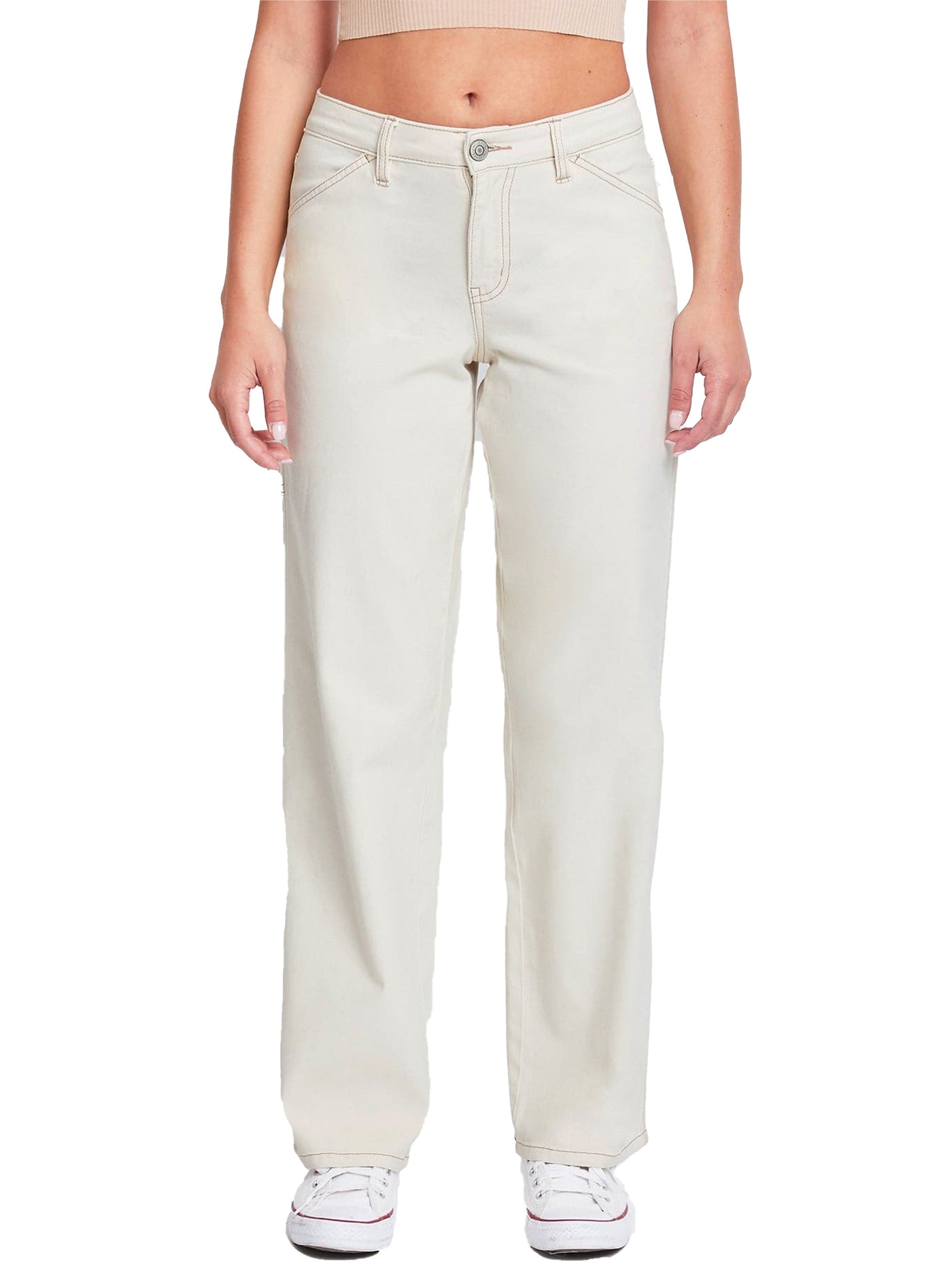 Women's High Rise Carpenter Straight Leg Pants