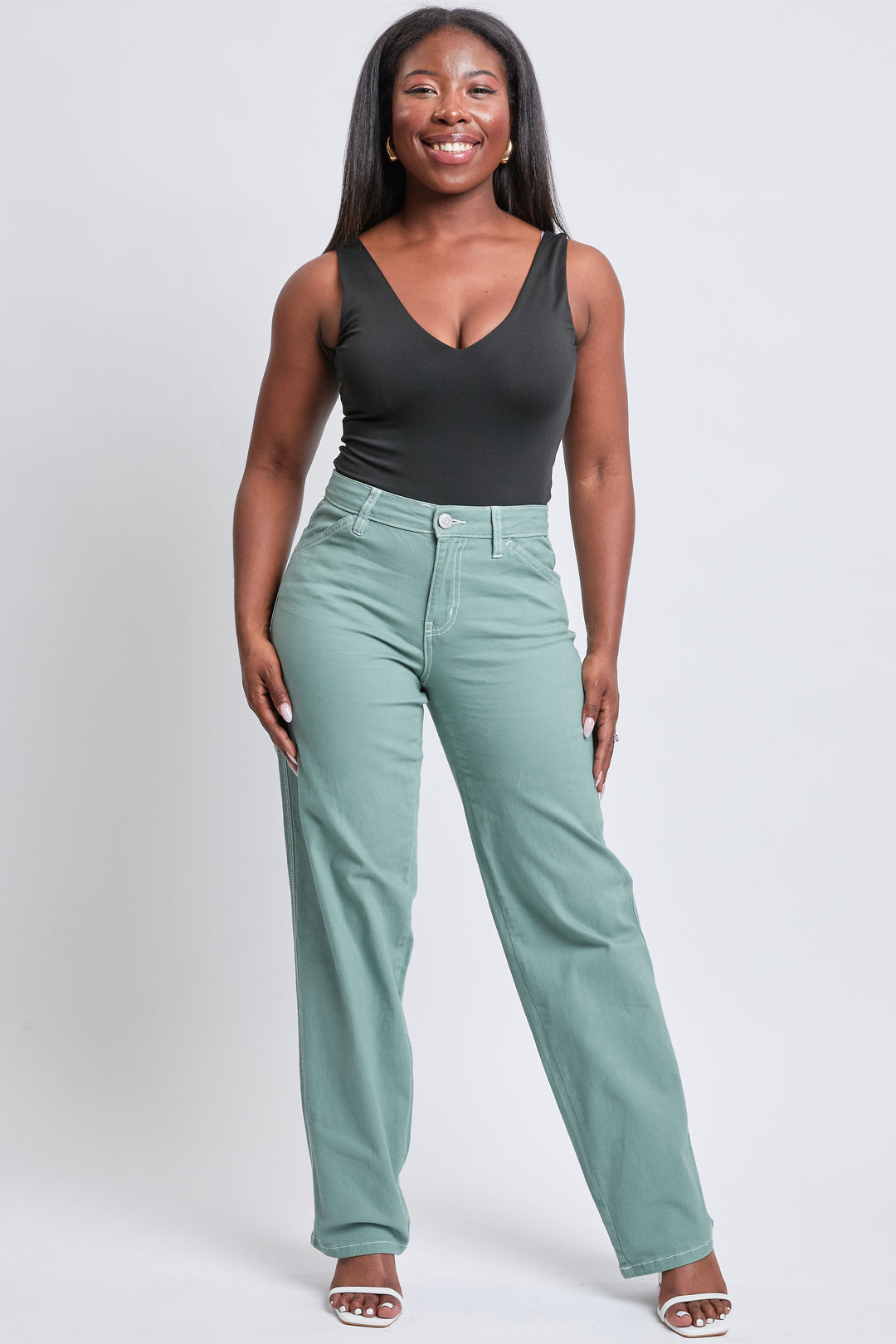 Women's High Rise Carpenter Straight  Pants