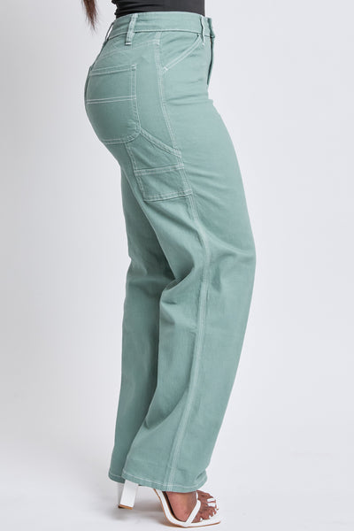 Women's High Rise Carpenter Straight Leg Pants