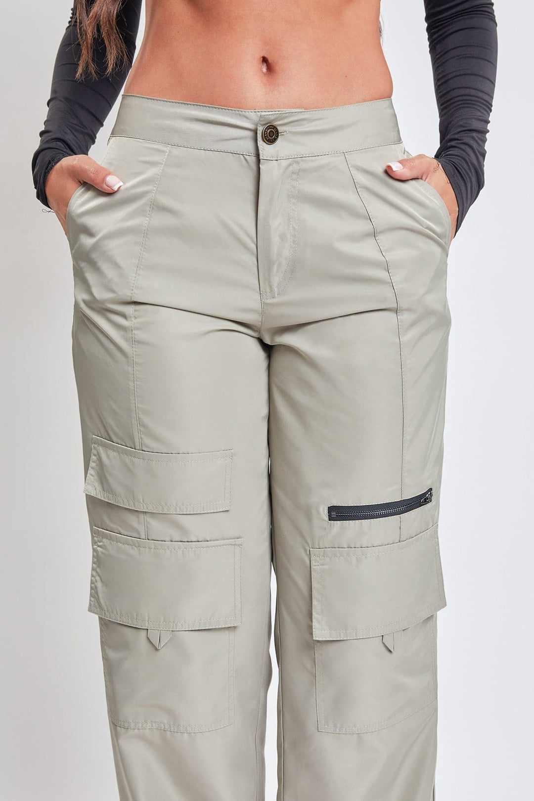 Women's Nylon Cargo Pants