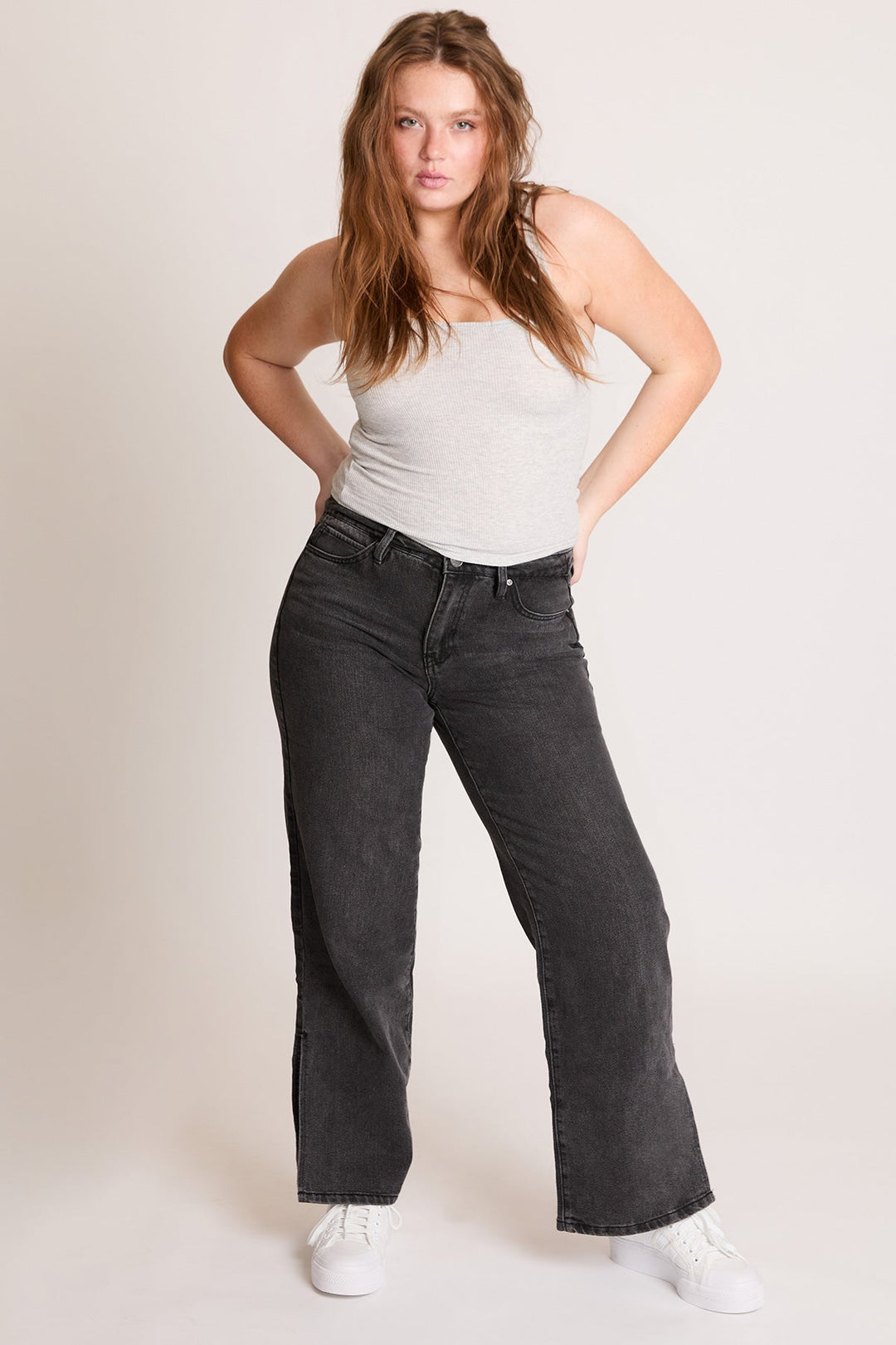 Women’s Dream 90s Straight  Slit Jeans