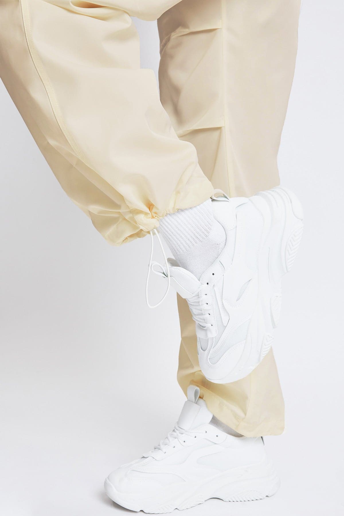 Women's Relaxed Nylon Parachute Pants