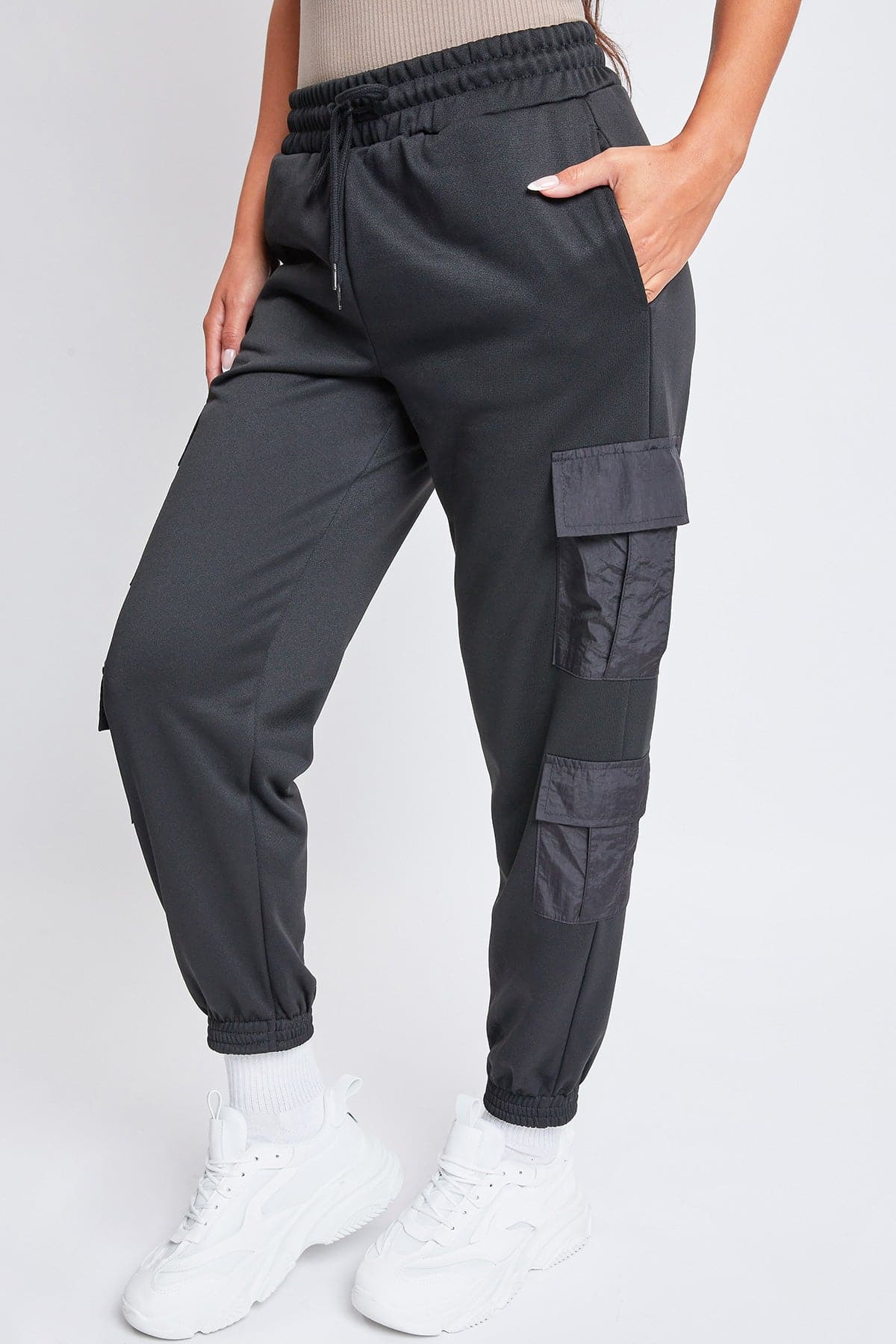 Women's Joggers with Nylon Pockets