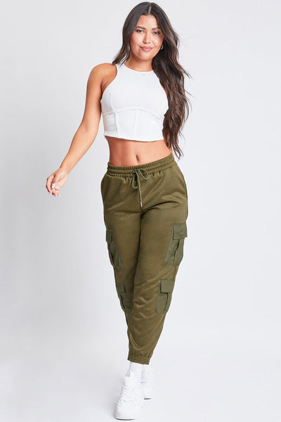 Women's Joggers with Nylon Pockets