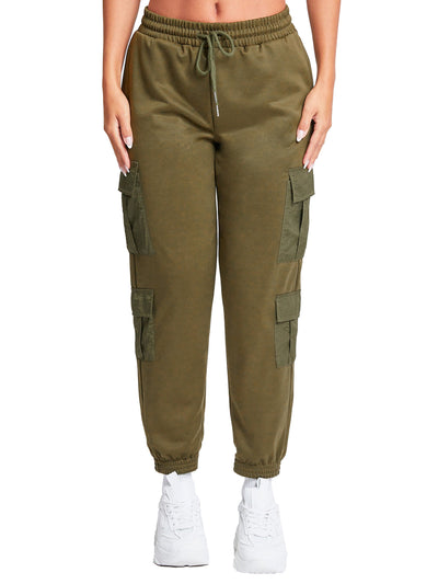 Women's Joggers with Nylon Pockets