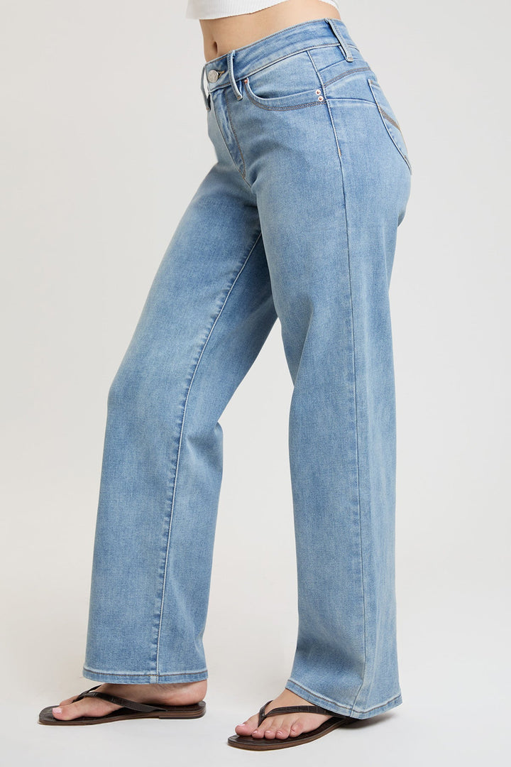 Women's Luxe High Rise WannaBettaButt Straight  Jeans