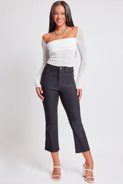 Women's Hyperstretch Cropped Kick Flare Leg Pants