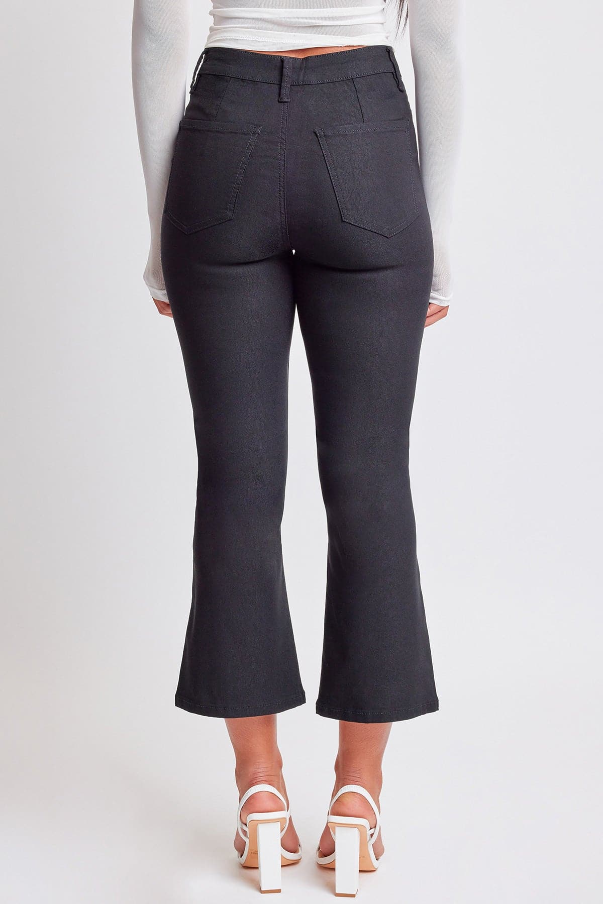 Women's Hyperstretch Cropped Kick Flare Leg Pants