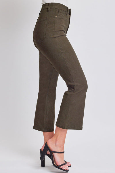 Women's Hyperstretch Cropped Kick Flare Leg Pants