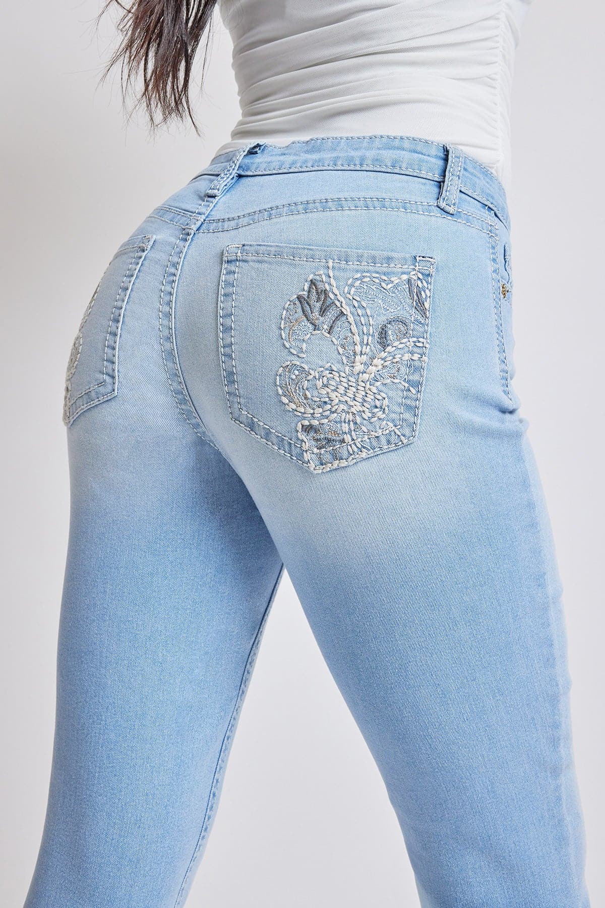 Women's Heavy Stitch Mid Rise Bootcut w/ Embroidery