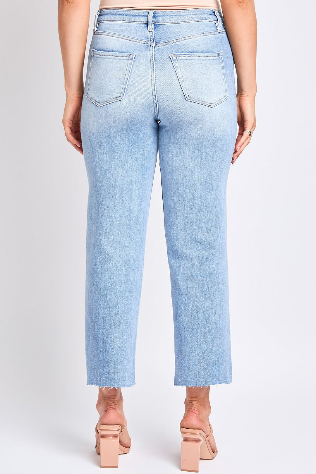 Women's Luxe Cropped Straight  Jeans