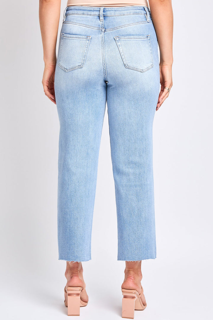 Women's Luxe Cropped Straight  Jeans