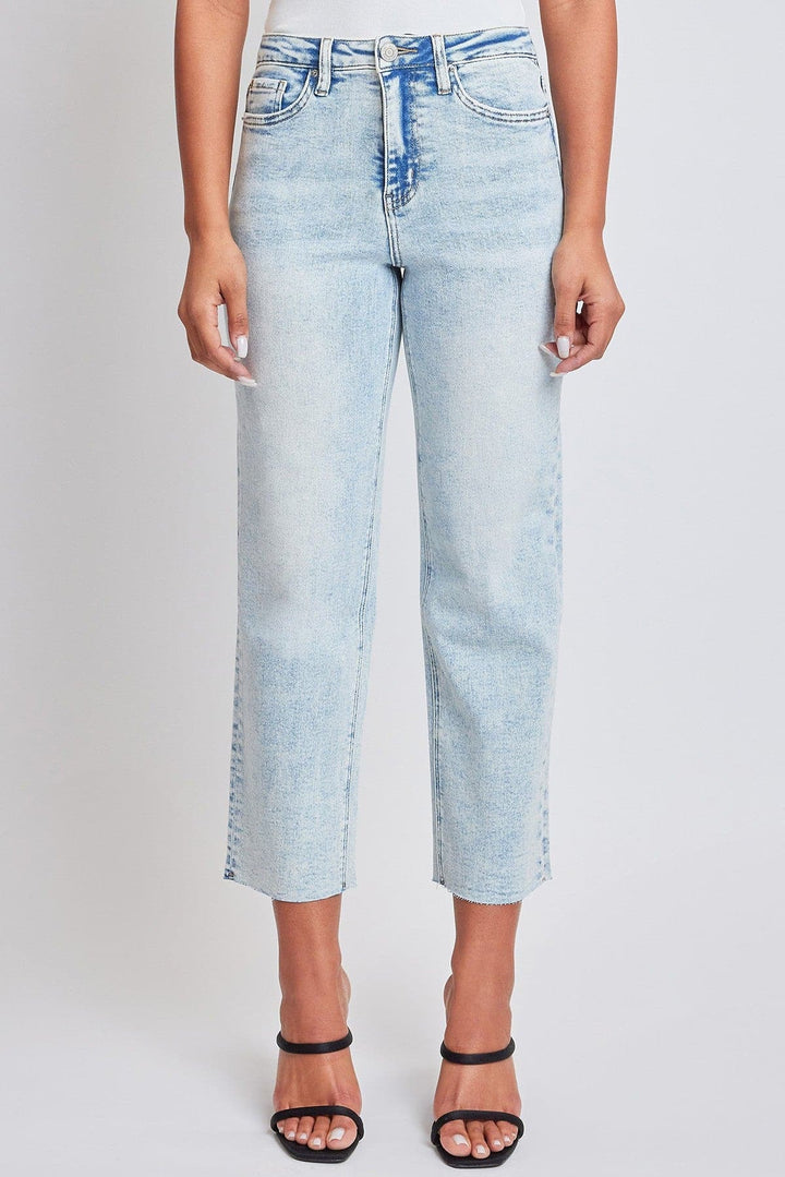 Women's Luxe Cropped Straight  Jeans