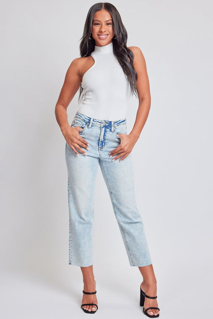 Women's Luxe Cropped Straight  Jeans