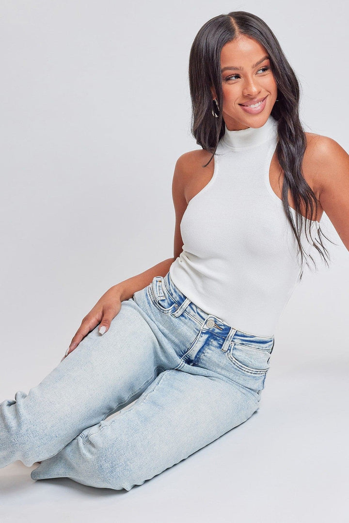 Women's Luxe Cropped Straight  Jeans