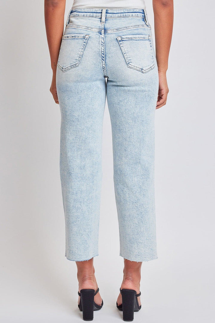 Women's Luxe Cropped Straight  Jeans